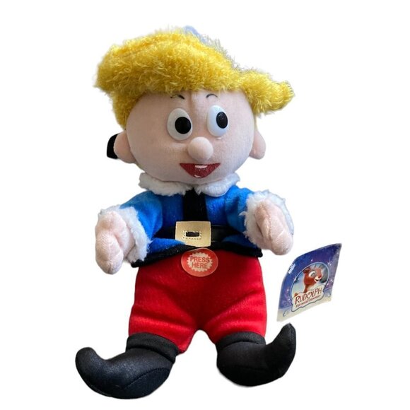 HERMEY COYNES 2004 Dentist Elf 10" Musical 3 Songs Stuffed Christmas Plush - Picture 2 of 6